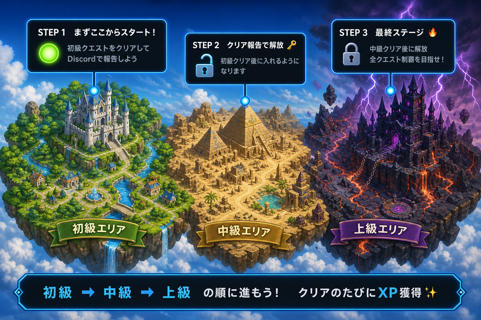 クエスト進行マップ